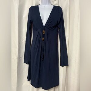 Michelle Jonas Women’s Navy Blue Dress Size Large EUC